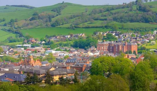 Georgian Terrace Town House In Mid Wales Villa นิวทาวน์ ภายนอก รูปภาพ